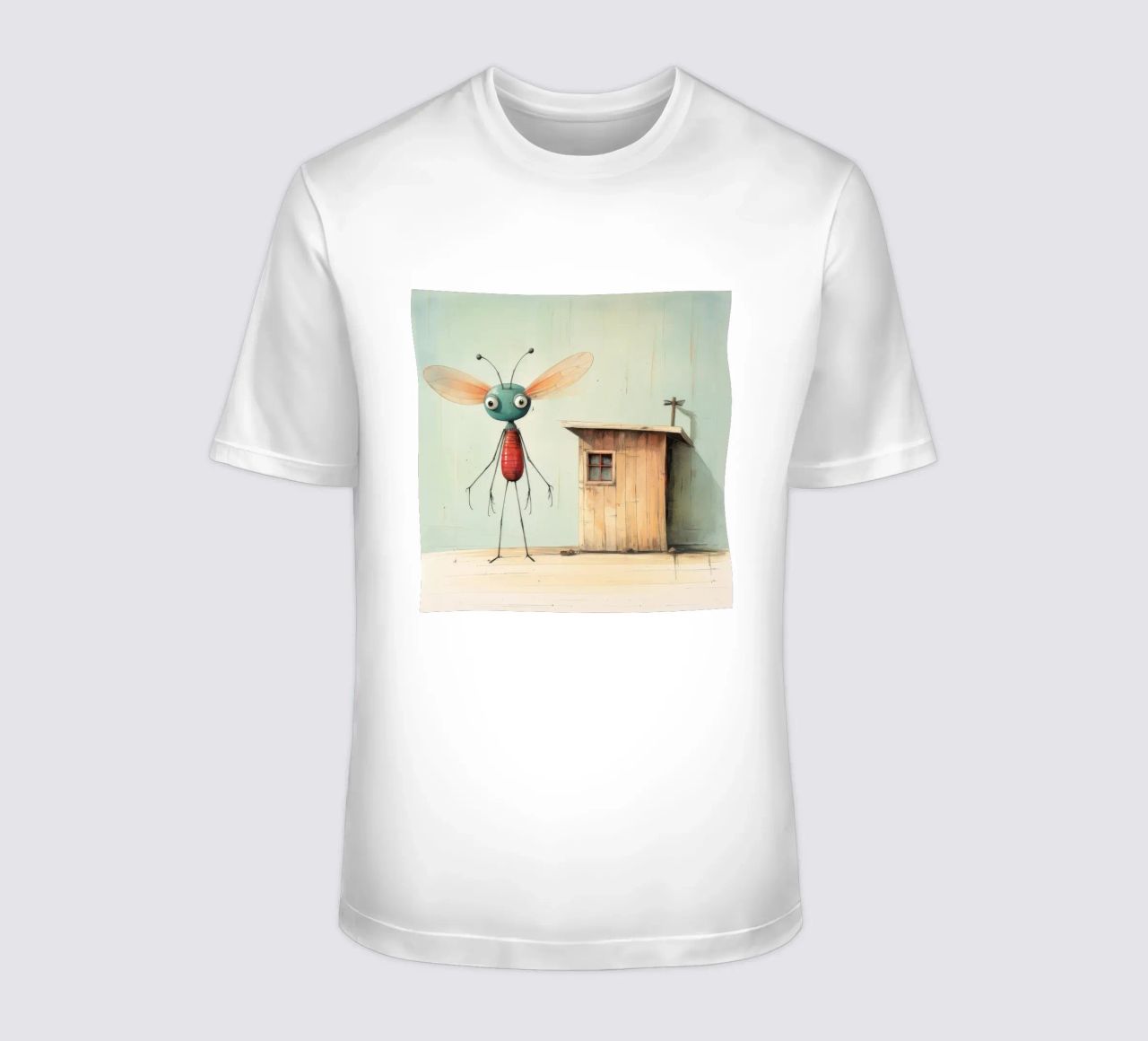 Libellula minimale 4 t-shirt da Minimal Animal Art