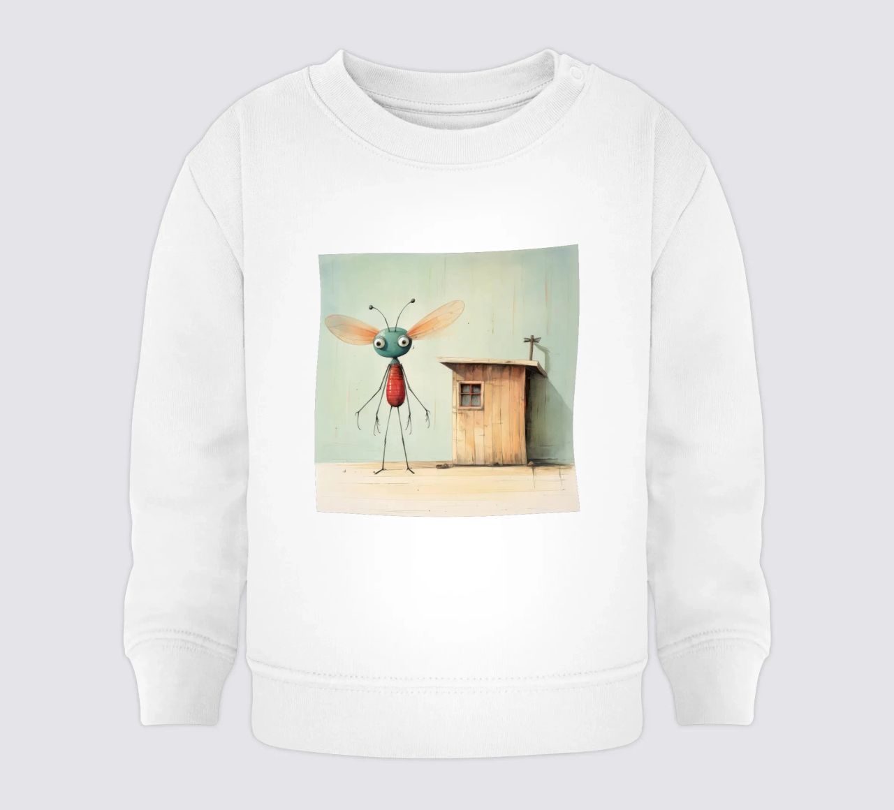 Libellula minimale 4 felpa neonato da Minimal Animal Art