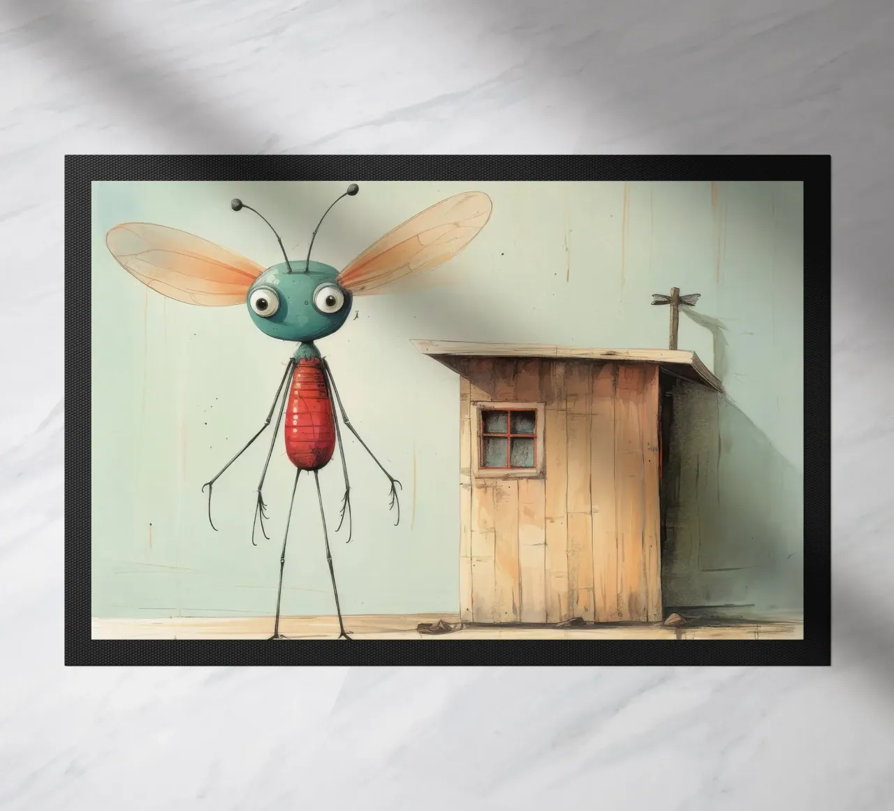 Libellula minimale 4 zerbino da Minimal Animal Art