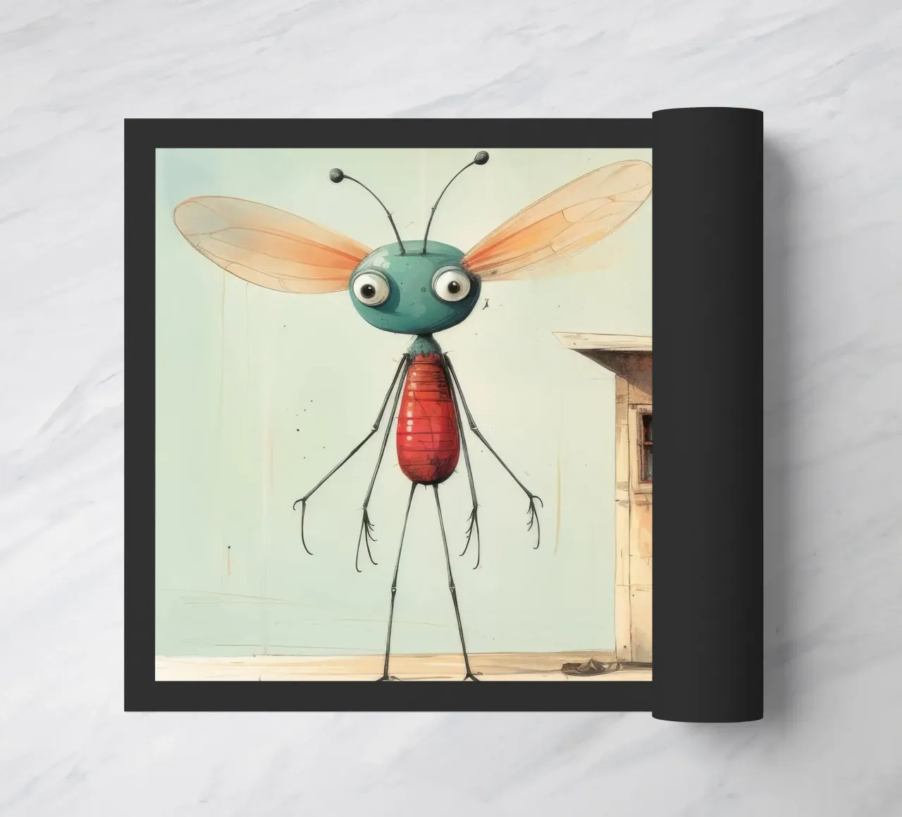 Libellula minimale 4 zerbino da Minimal Animal Art