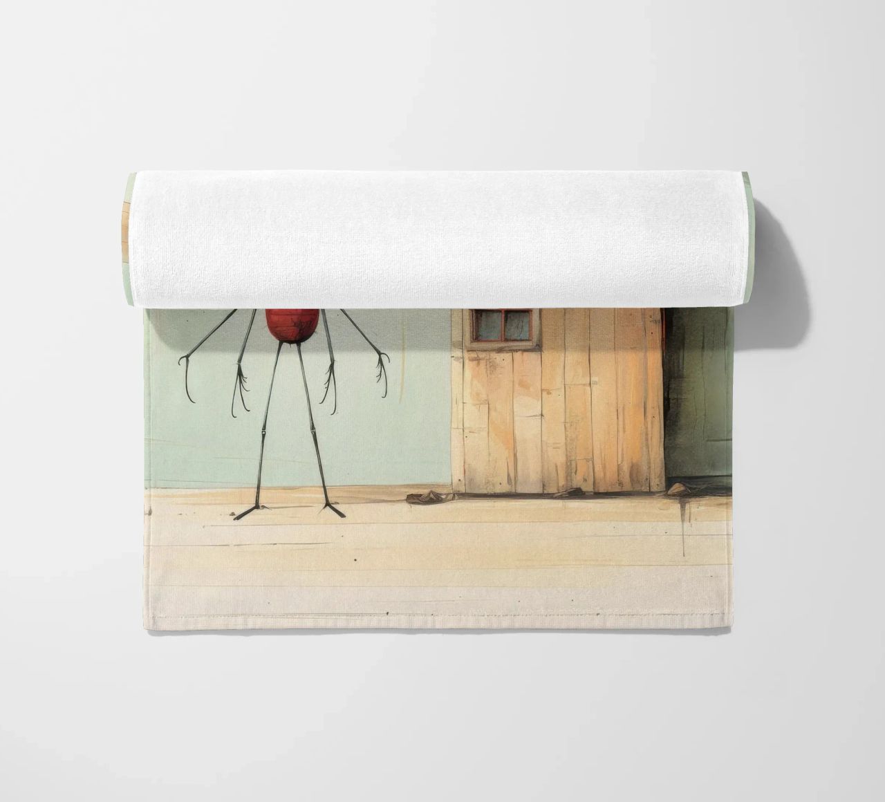 Libellula minimale 4 telo mare da Minimal Animal Art
