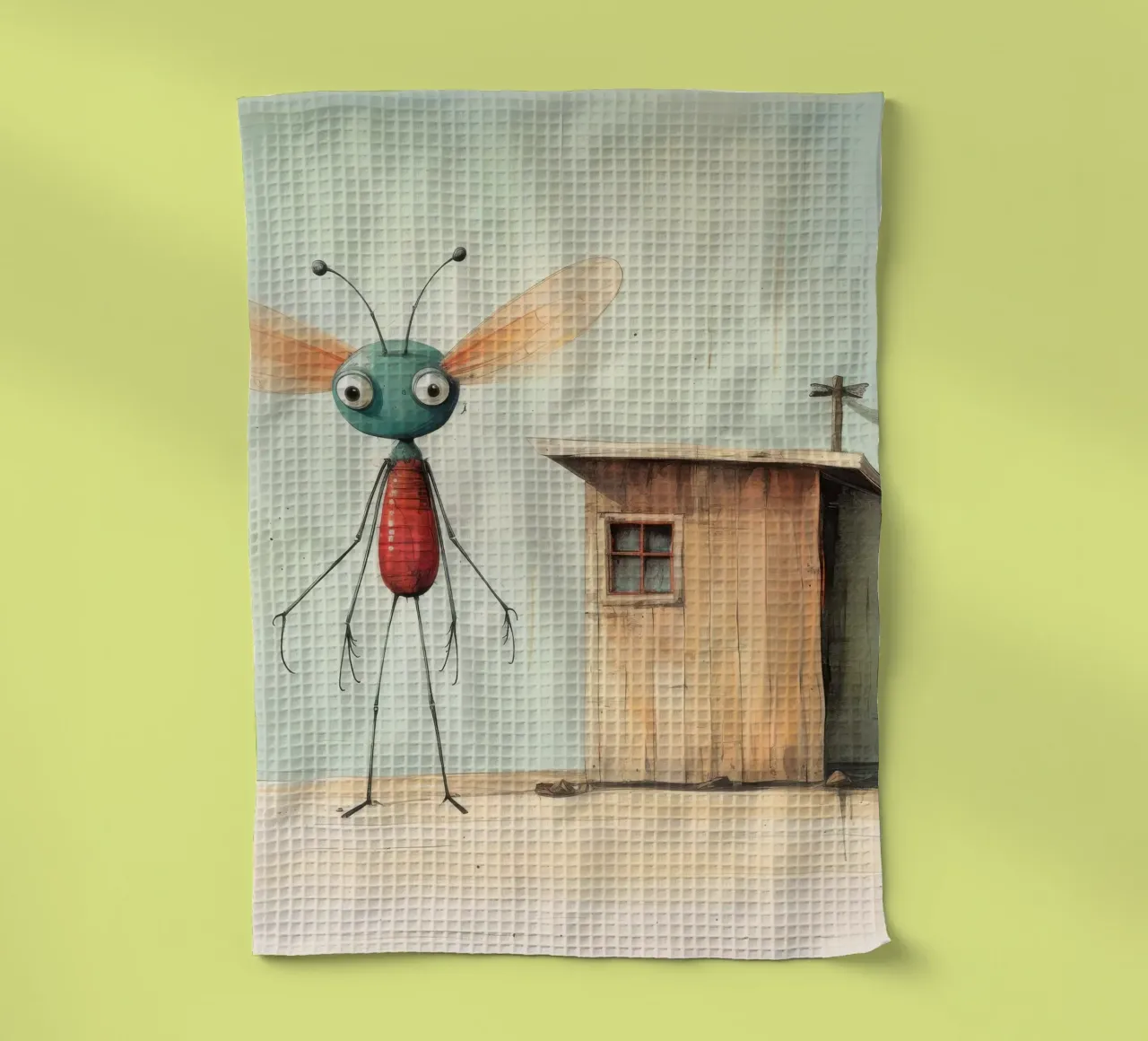 Libellula minimale 4 canovaccio da cucina da Minimal Animal Art