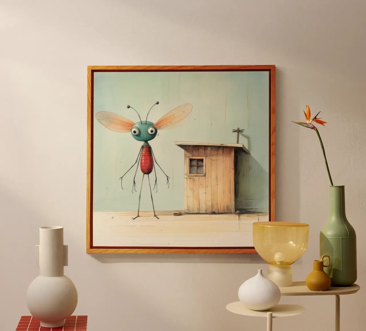 Libellula minimale 4 plexiglass da Minimal Animal Art