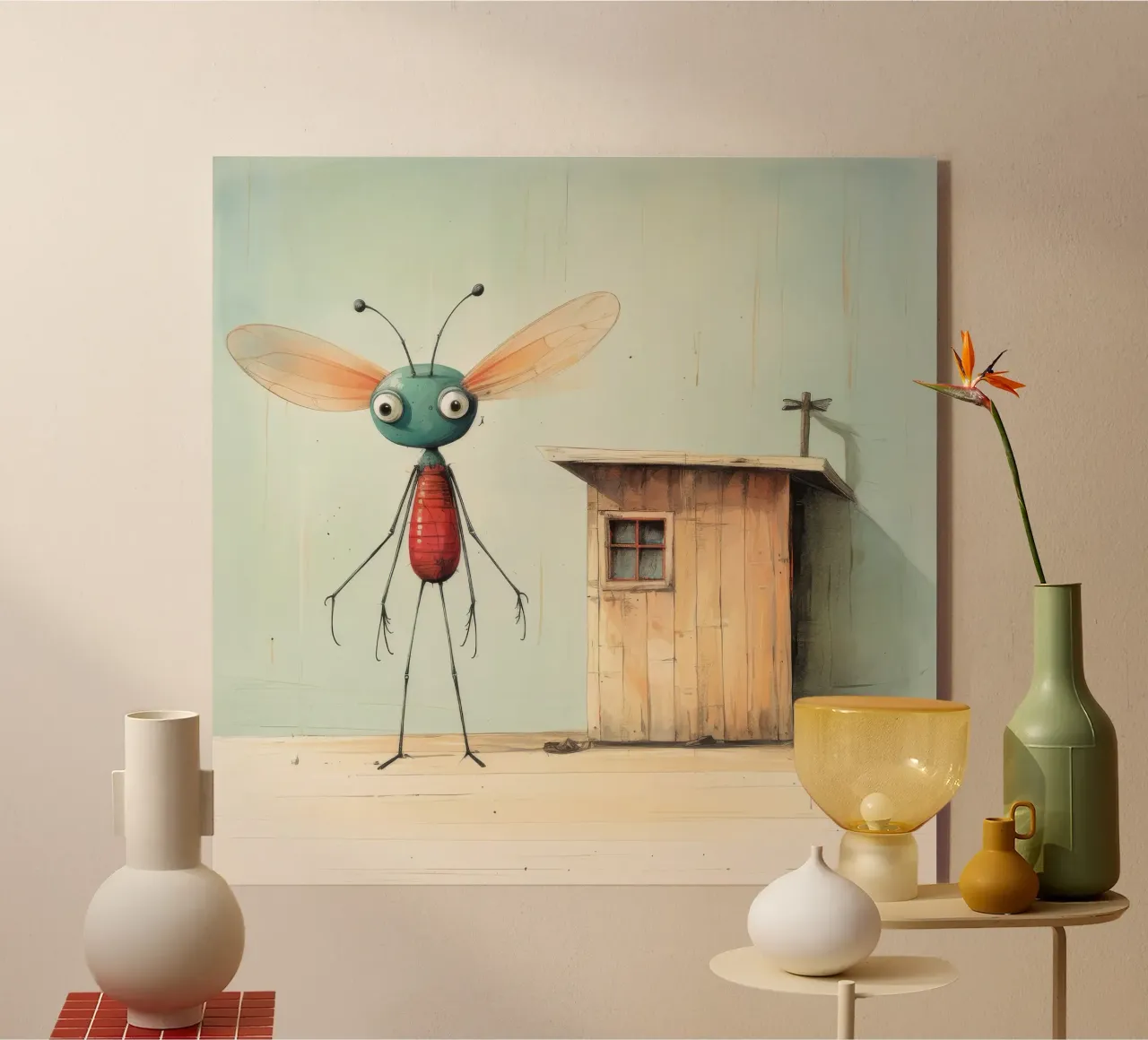 Libellula minimale 4 plexiglass da Minimal Animal Art