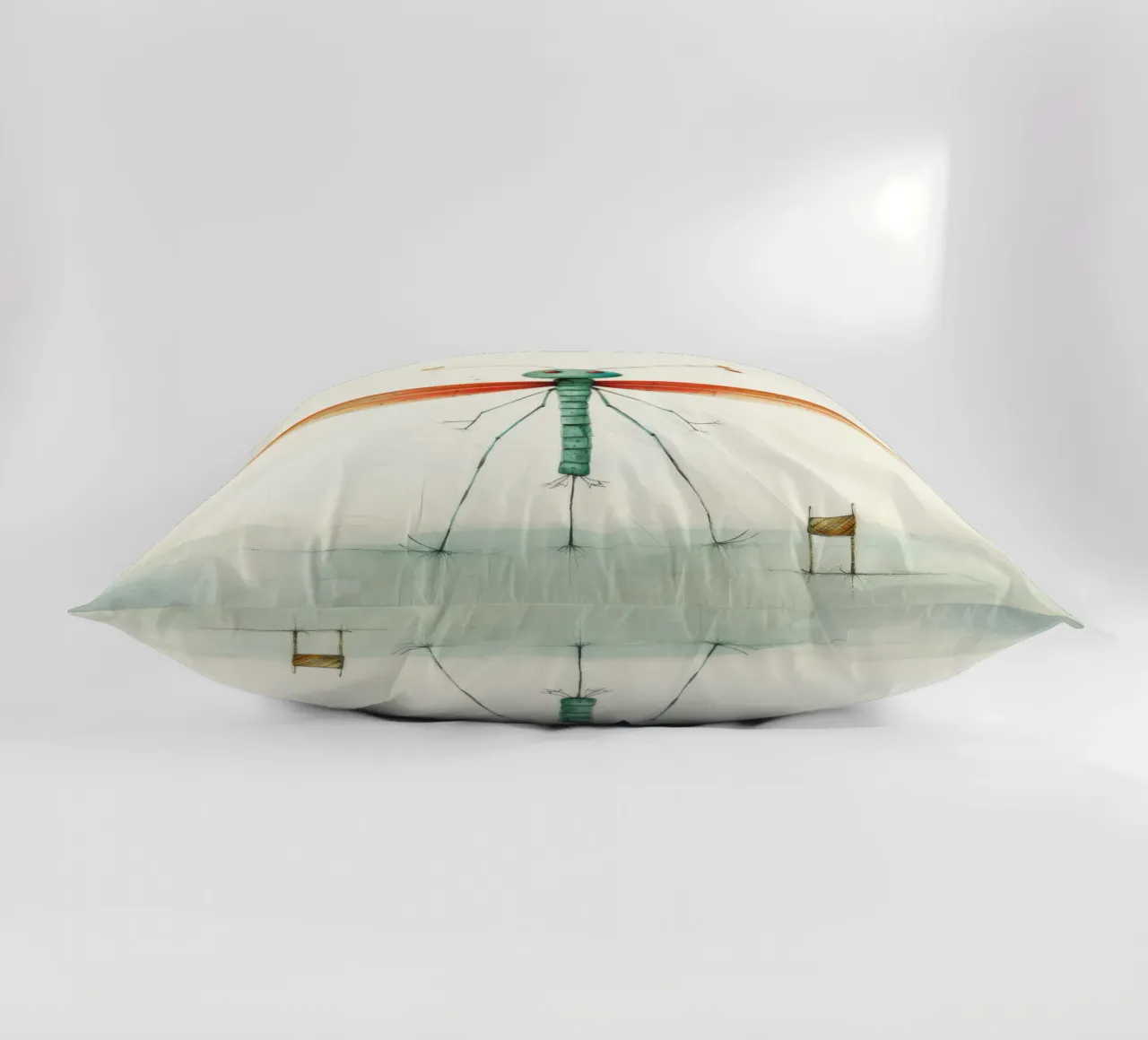 Libellula minima 1 cuscino da Minimal Animal Art