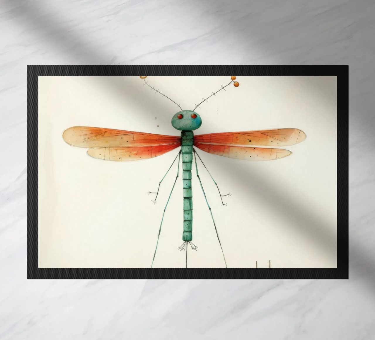 Libellula minima 1 zerbino da Minimal Animal Art