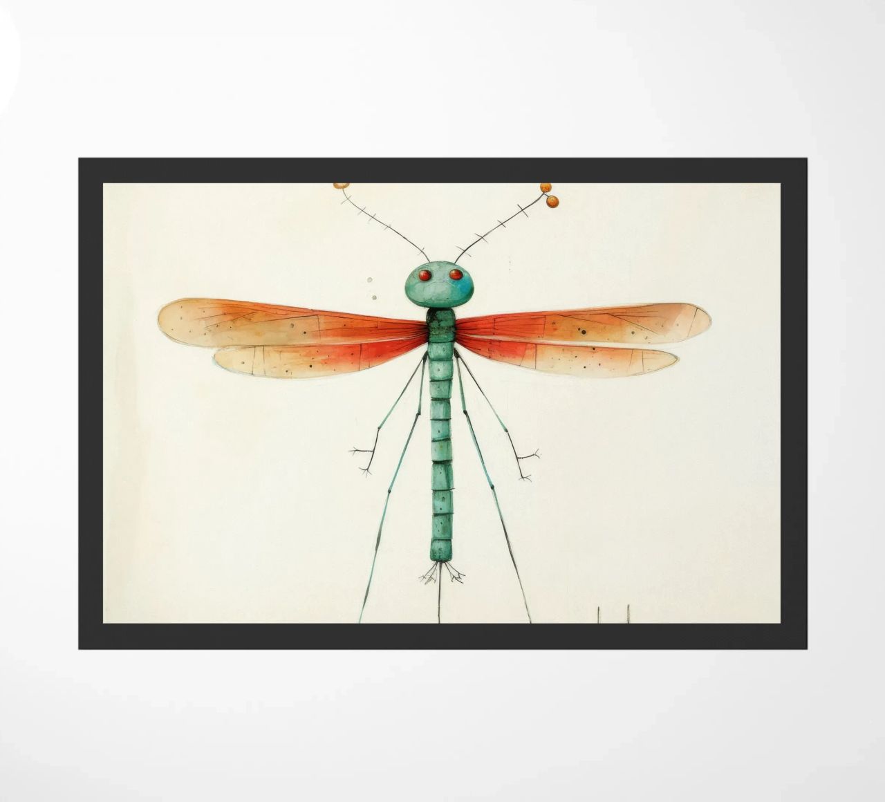Libellula minima 1 zerbino da Minimal Animal Art