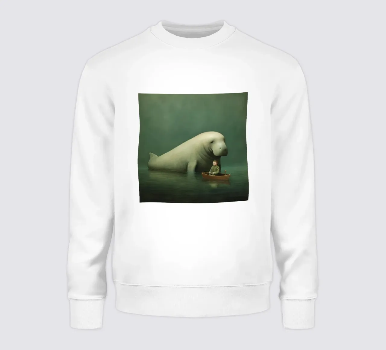 Dugongo minimo 2 felpa da Minimal Animal Art