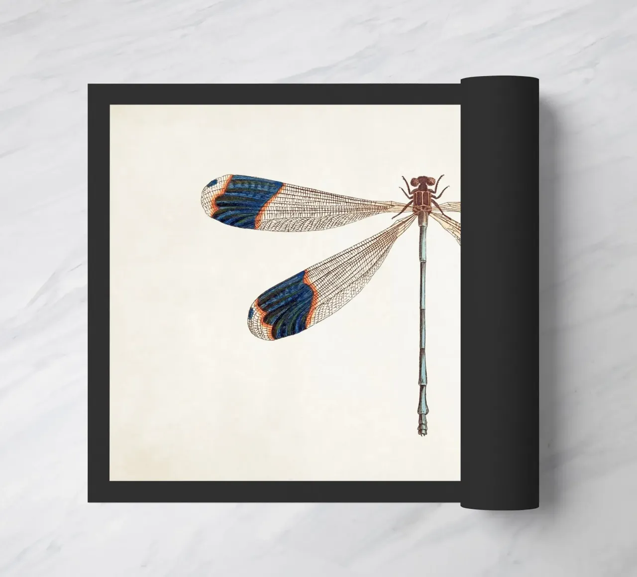 Dragonfly no. 1 felpudo de apoloprints