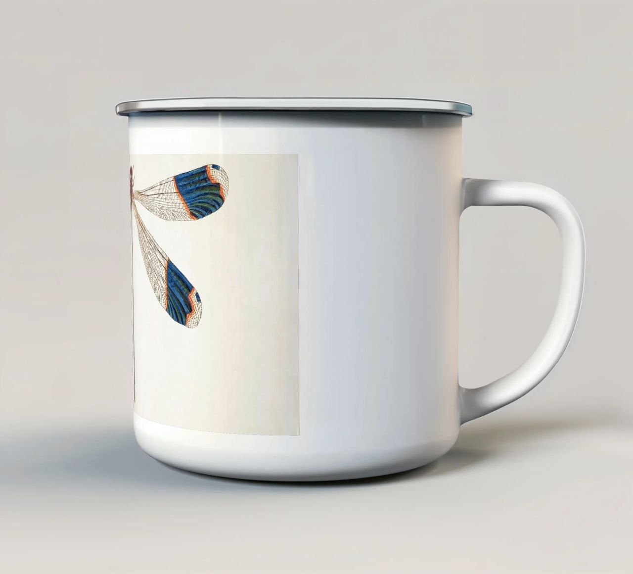 Dragonfly no. 1 tazza in smalto da apoloprints