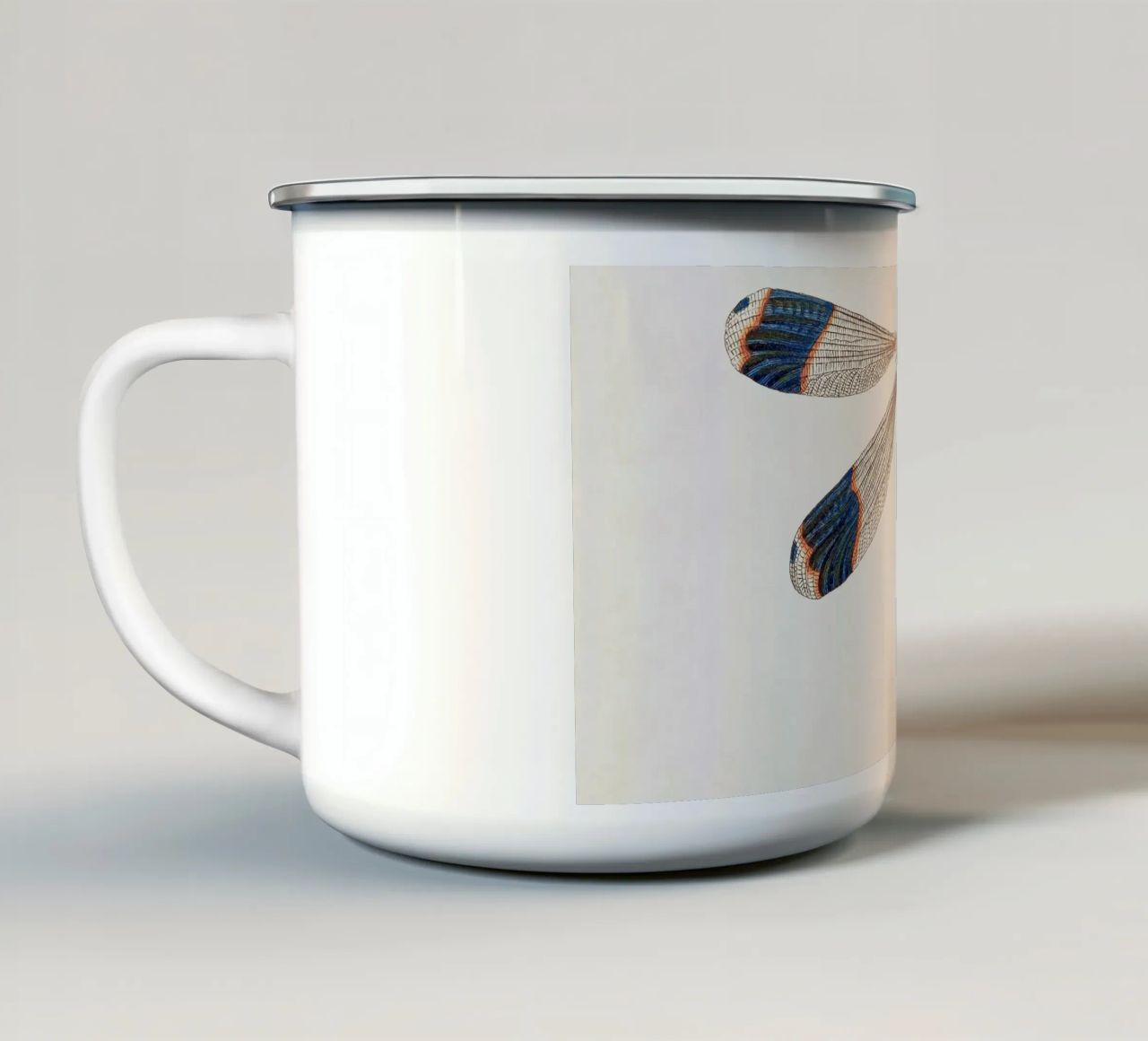 Dragonfly no. 1 tazza in smalto da apoloprints