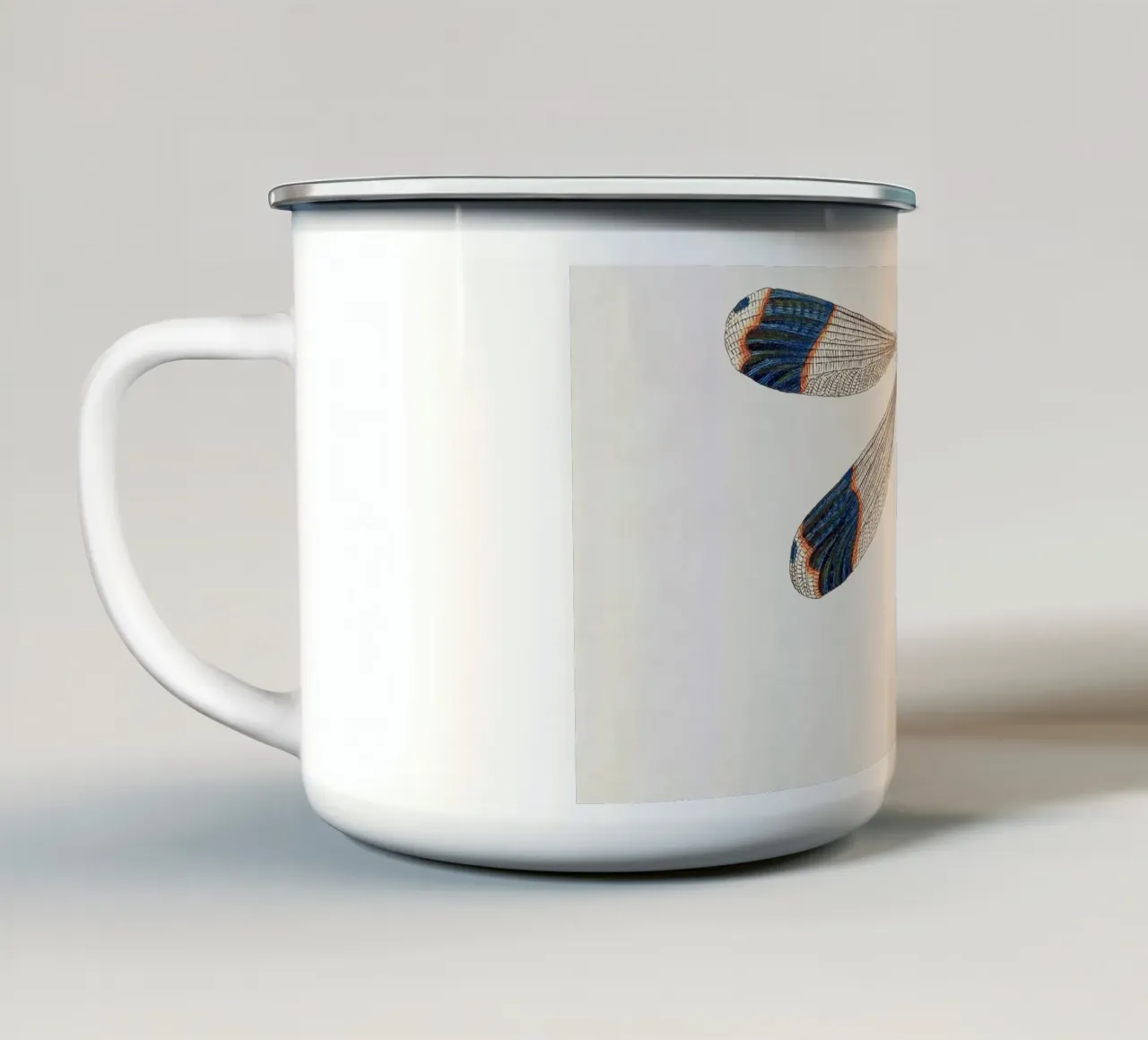 Dragonfly no. 1 tazza in smalto da apoloprints