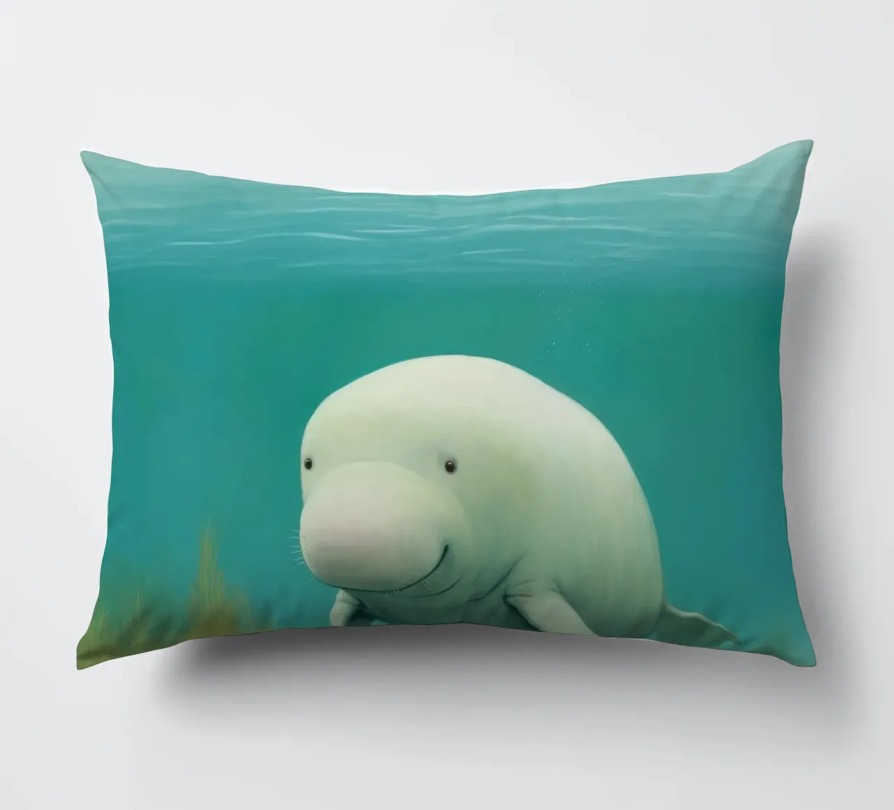 Dugongo minimo 3 cuscino da Minimal Animal Art