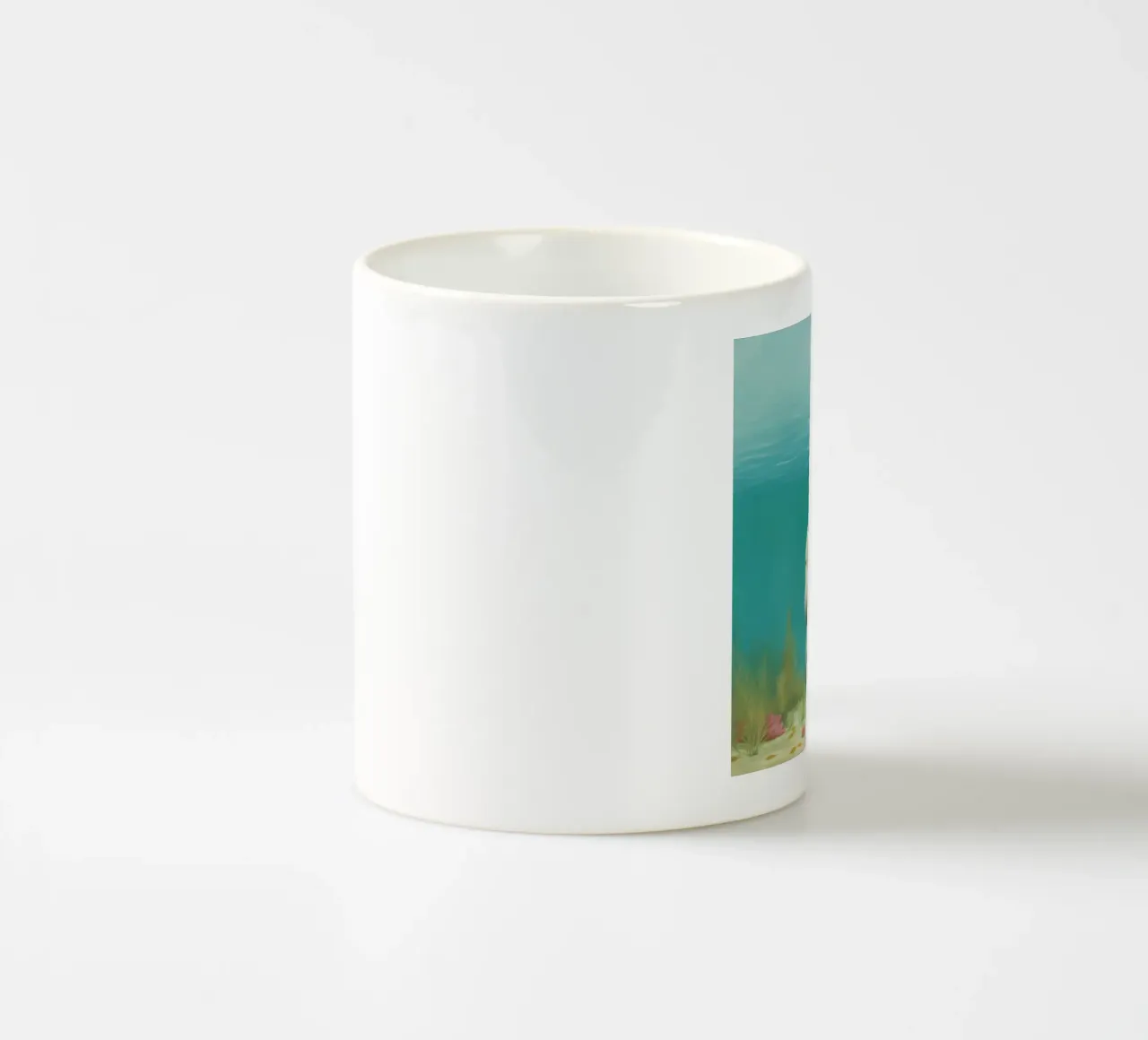 Dugongo minimo 3 tazza in ceramica da Minimal Animal Art