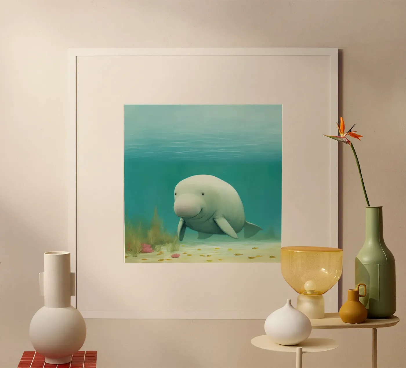 Minimale doejong poster van Minimal Animal Art