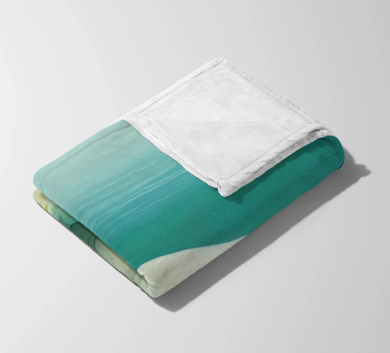 Dugongo minimo 3 coperta in pile da Minimal Animal Art