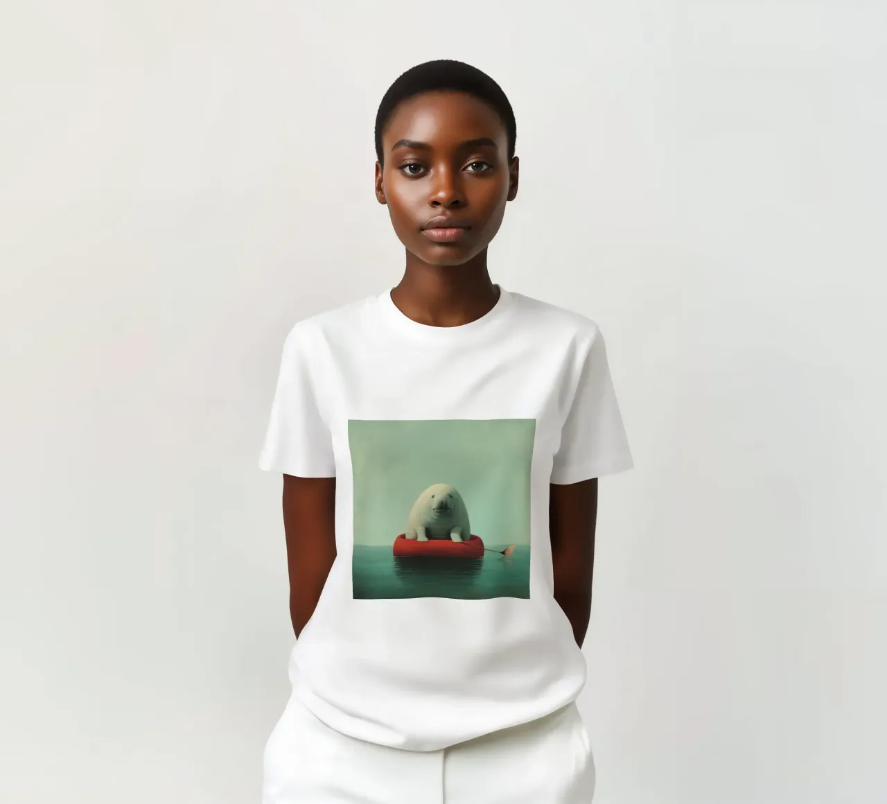 Minimo Dugongo 1 t-shirt da Minimal Animal Art