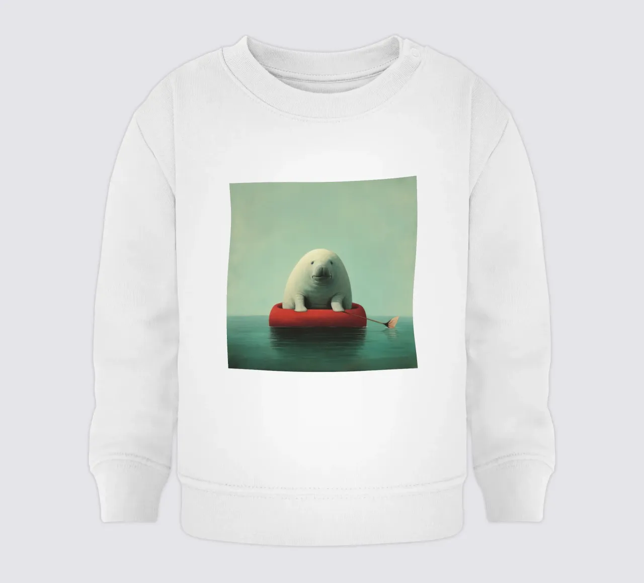 Minimo Dugongo 1 felpa neonato da Minimal Animal Art