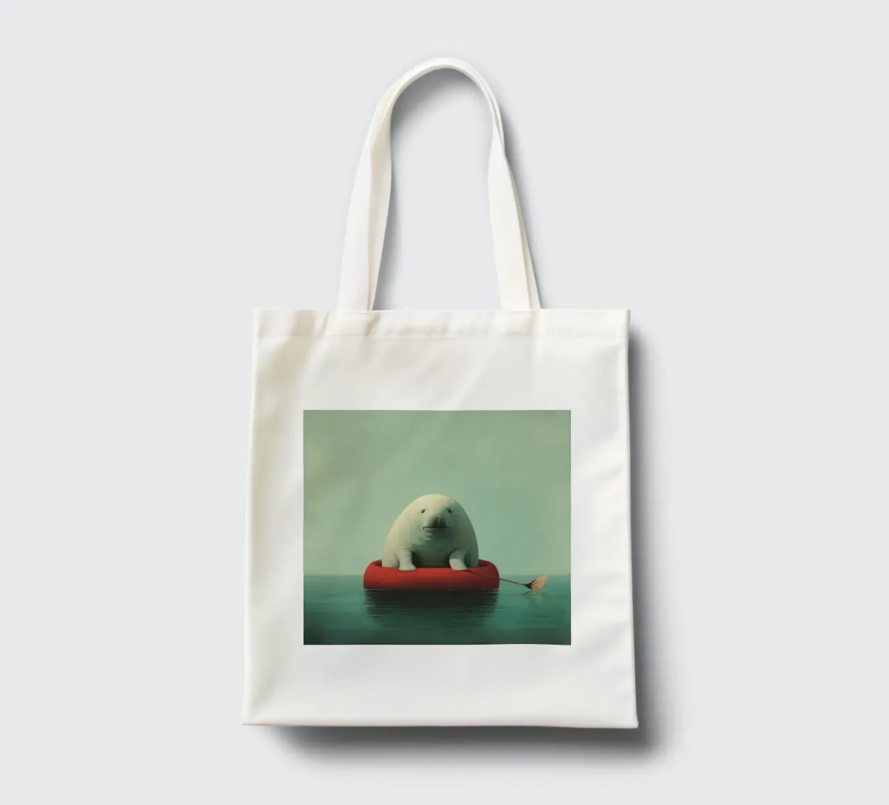 Minimo Dugongo 1 borsa in juta da Minimal Animal Art