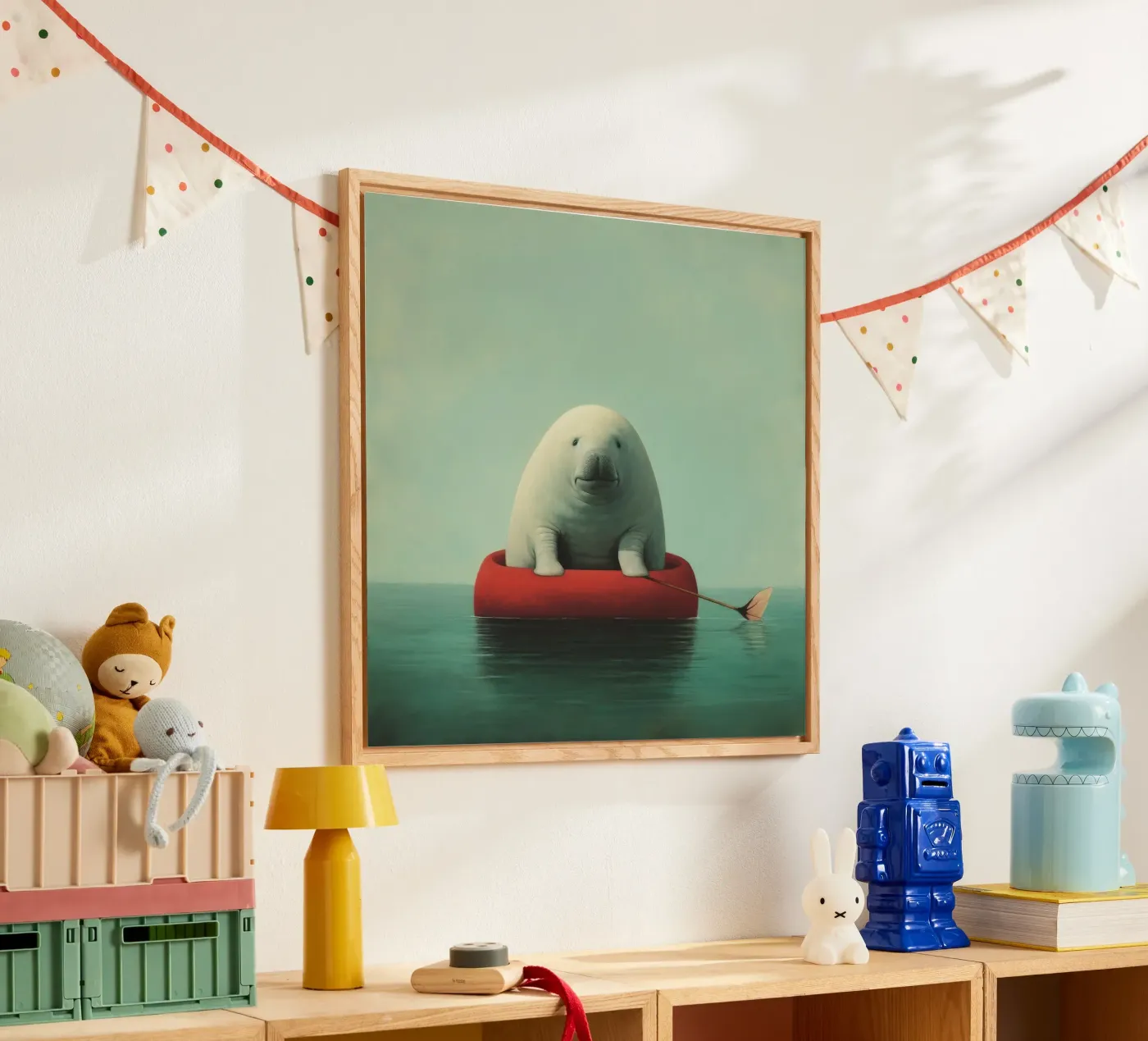 Dugongo minimo plexiglass da Minimal Animal Art