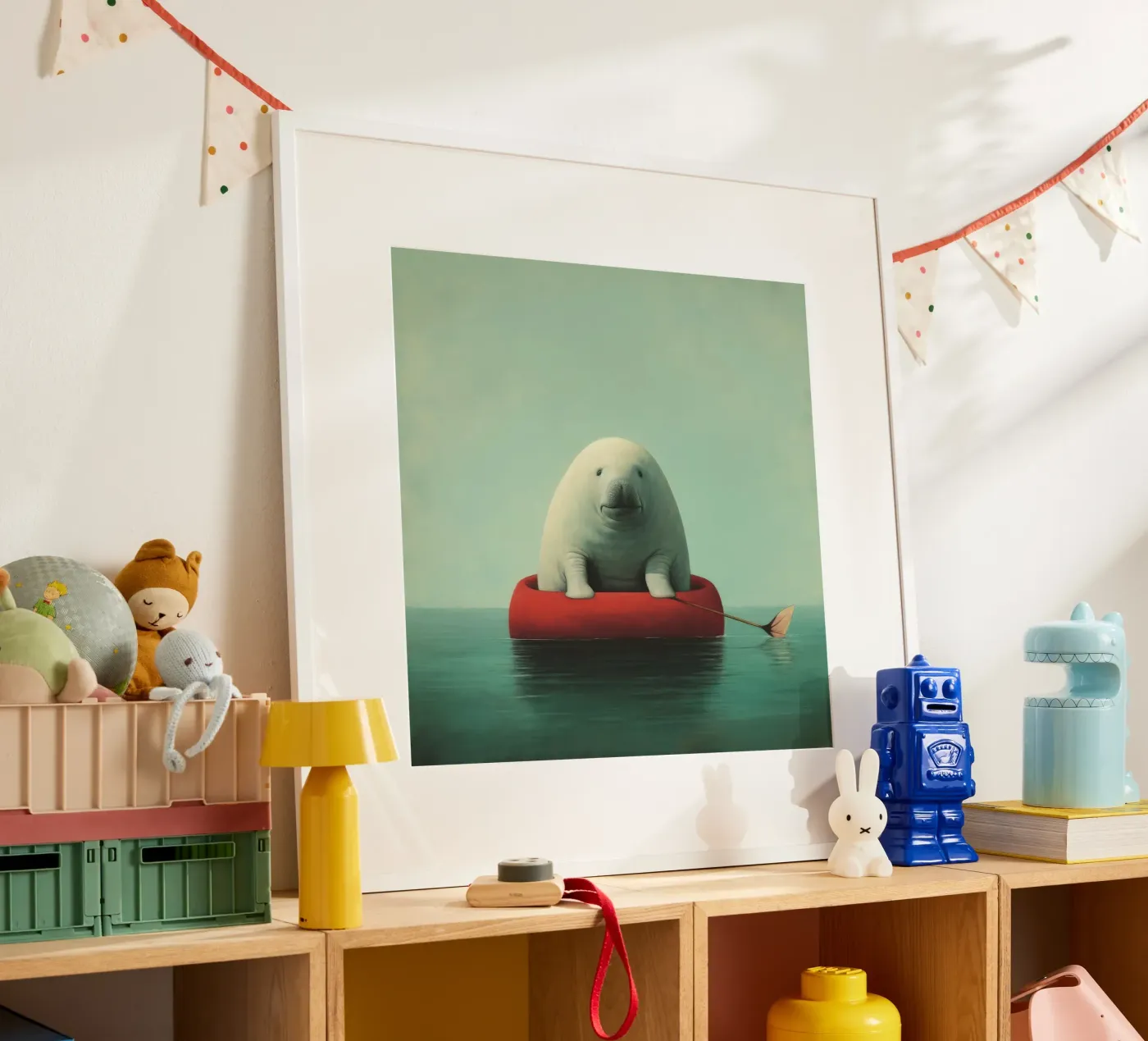 Dugongo minimo poster da Minimal Animal Art