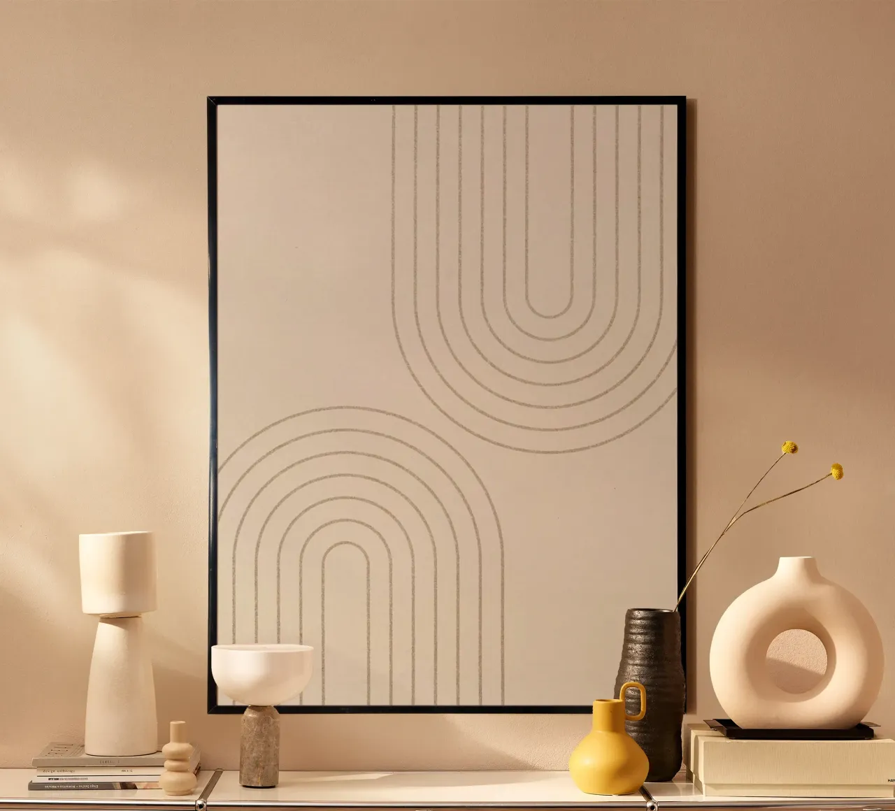 Mid Century Arcs carta hahnemühle da apoloprints