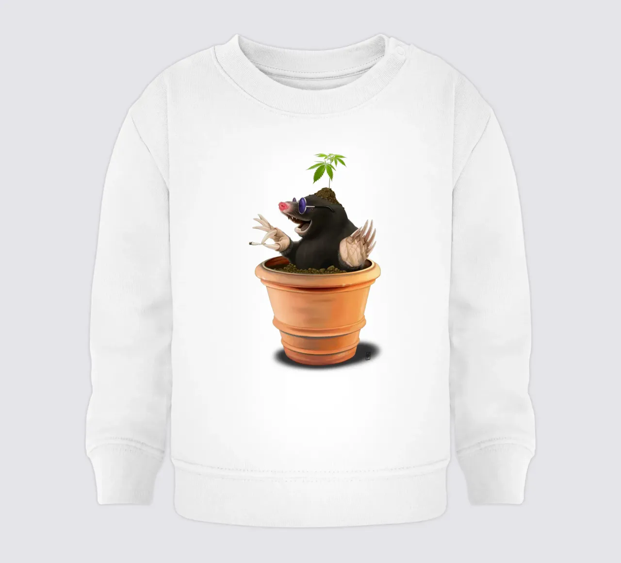 Pot (Colour) felpa neonato da Rob Art | Illustration