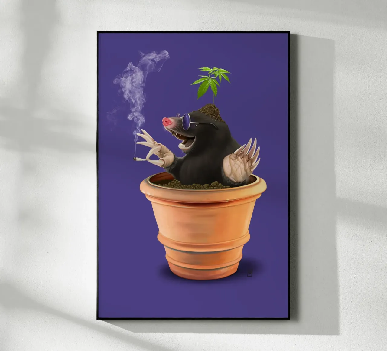 Pot (Colour) plexiglass da Rob Art | Illustration