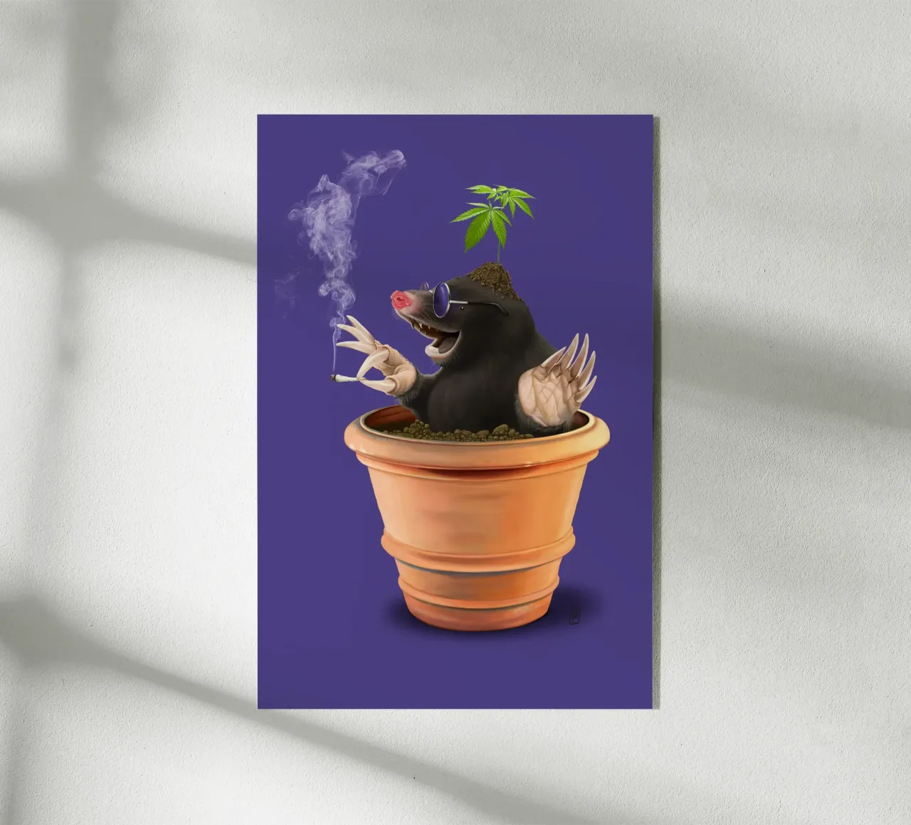 Pot (Colour) plexiglass da Rob Art | Illustration