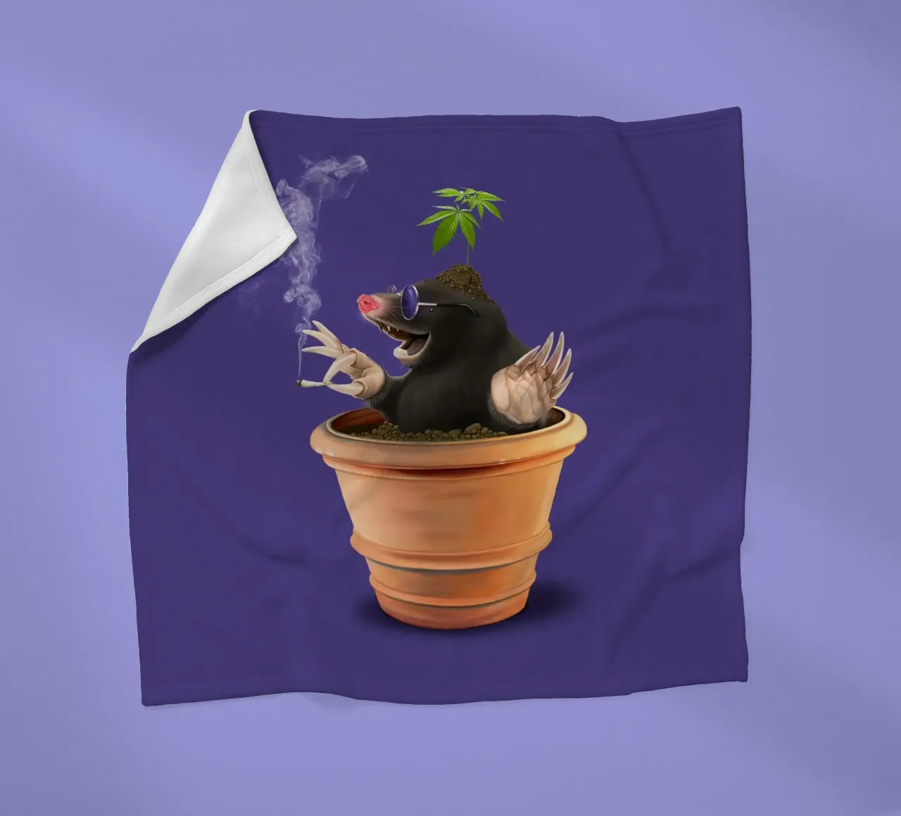 Pot (Colour) coperta in pile da Rob Art | Illustration