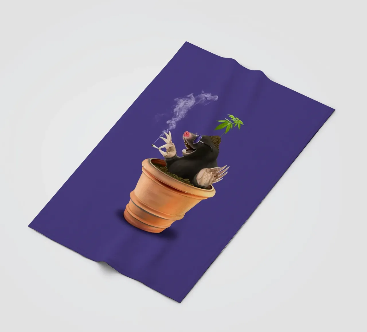 Pot (Colour) coperta in pile da Rob Art | Illustration