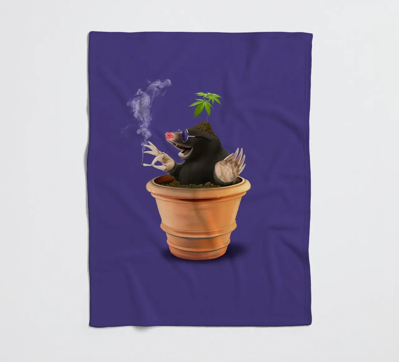 Pot (Colour) coperta in pile da Rob Art | Illustration