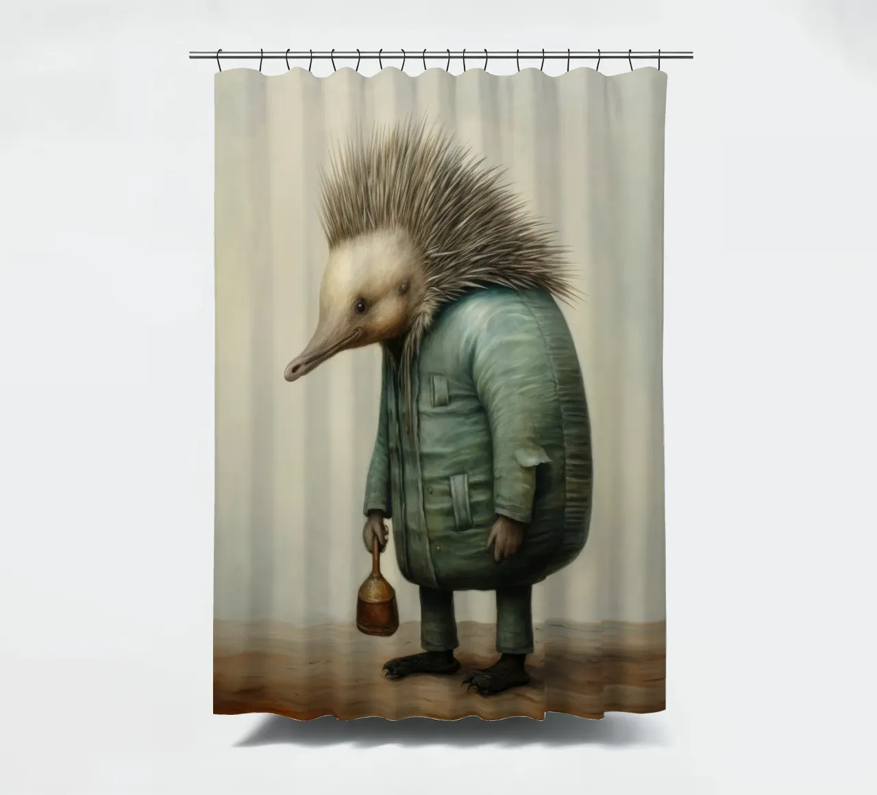 Echidna minimale 2 tenda da doccia da Minimal Animal Art