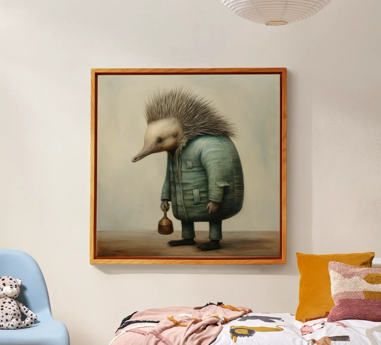 Echidna minima plexiglass da Minimal Animal Art