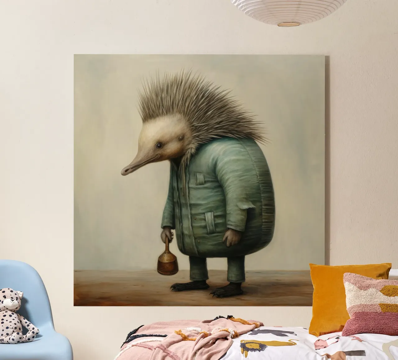Echidna minimale 2 plexiglass da Minimal Animal Art