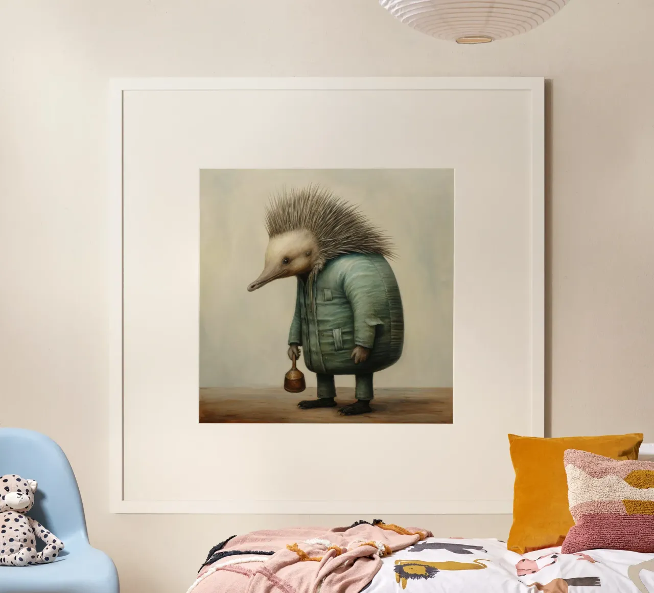 Echidna minimale 2 carta hahnemühle da Minimal Animal Art