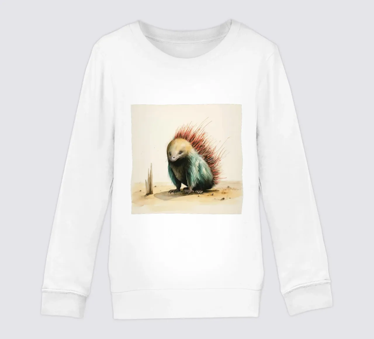 Echidna minimale 3 felpa bambino da Minimal Animal Art