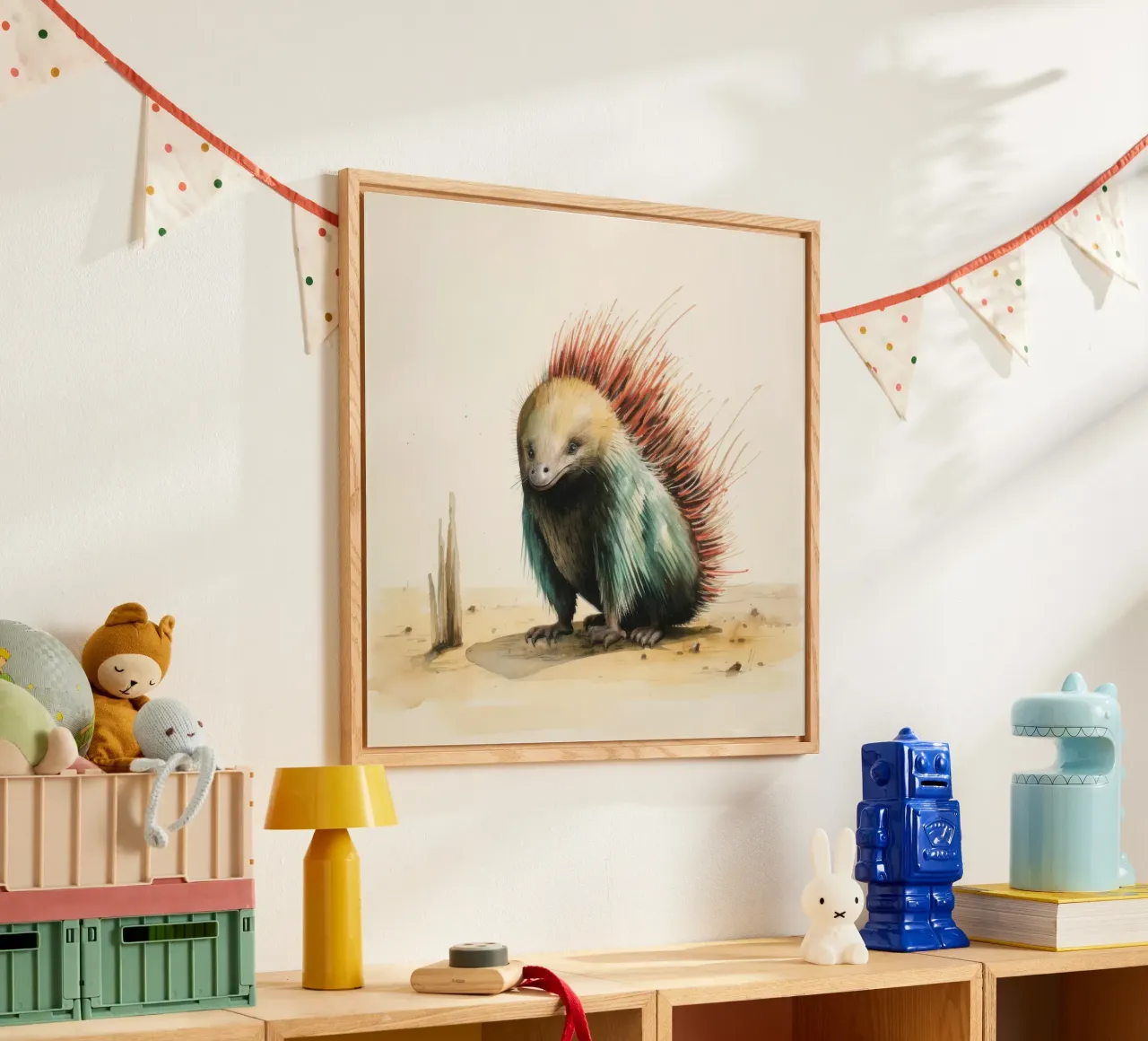 Echidna minima plexiglass da Minimal Animal Art