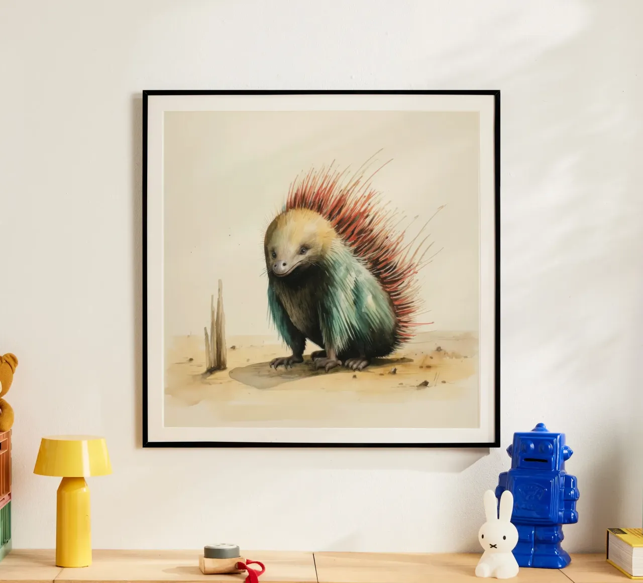 Echidna minima poster da Minimal Animal Art