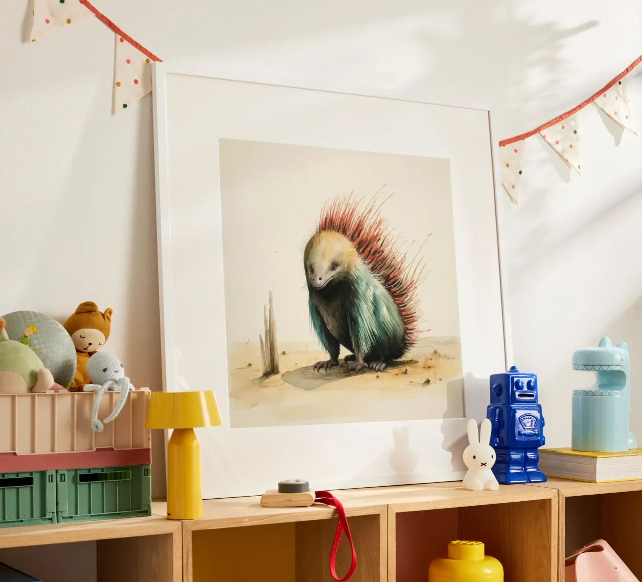 Echidna minima poster da Minimal Animal Art