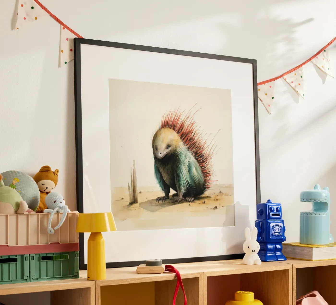 Minimal Echidna poster da Minimal Animal Art