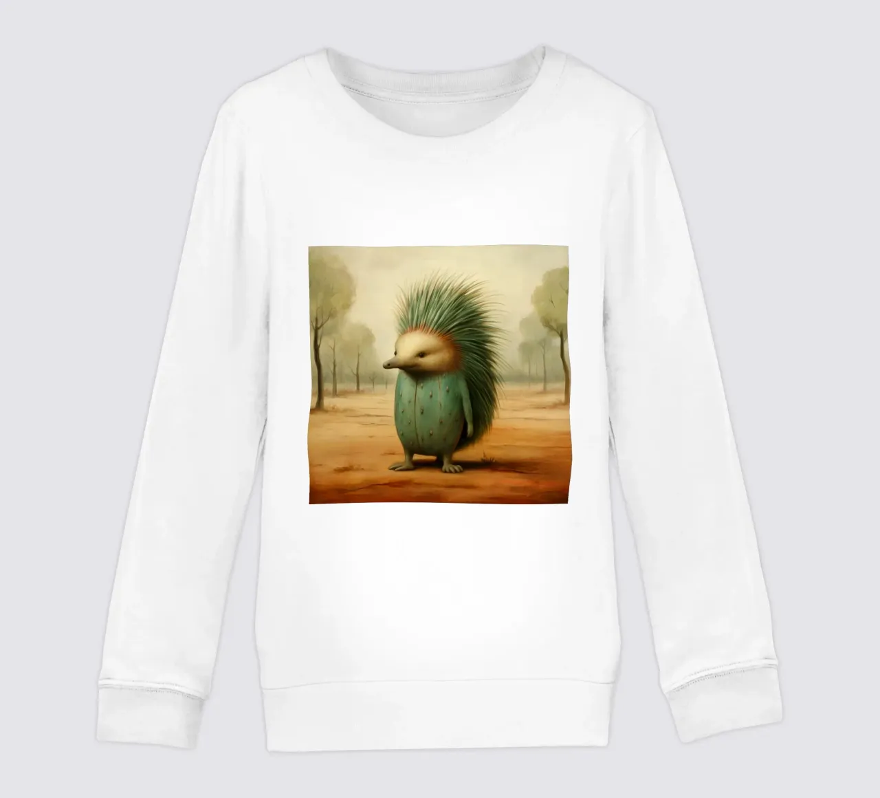 Echidna minimale 4 felpa bambino da Minimal Animal Art