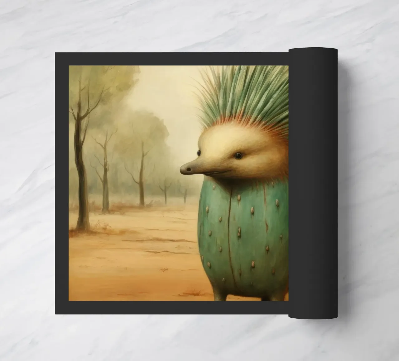 Echidna minimale 4 zerbino da Minimal Animal Art
