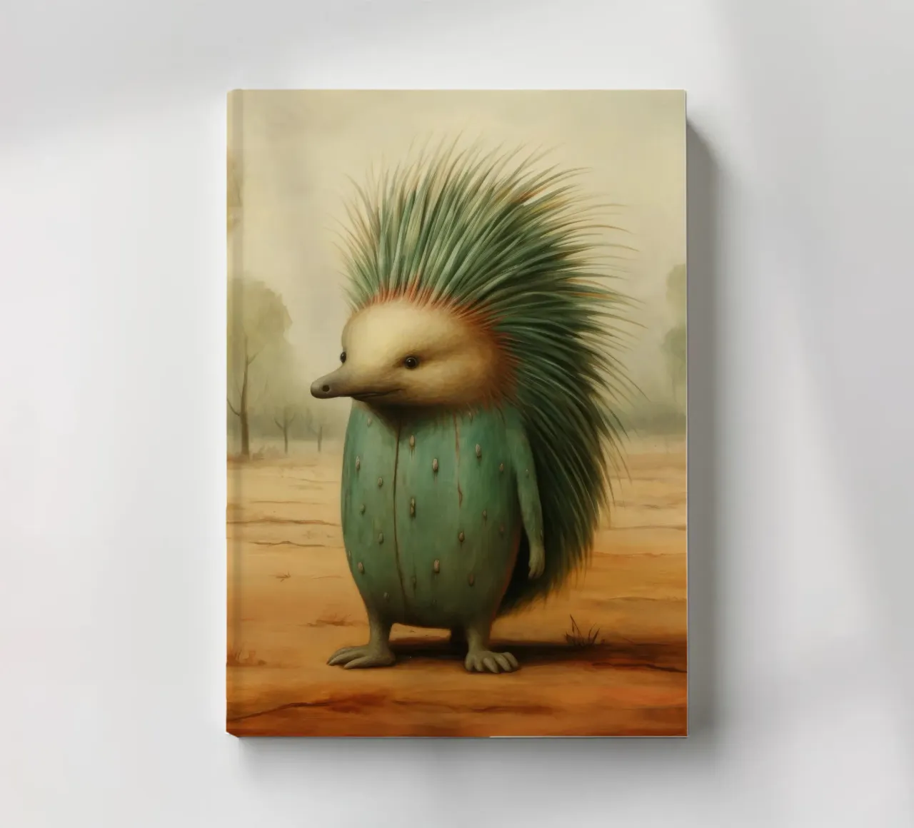 Minimal Echidna 4 notebook by Minimal Animal Art