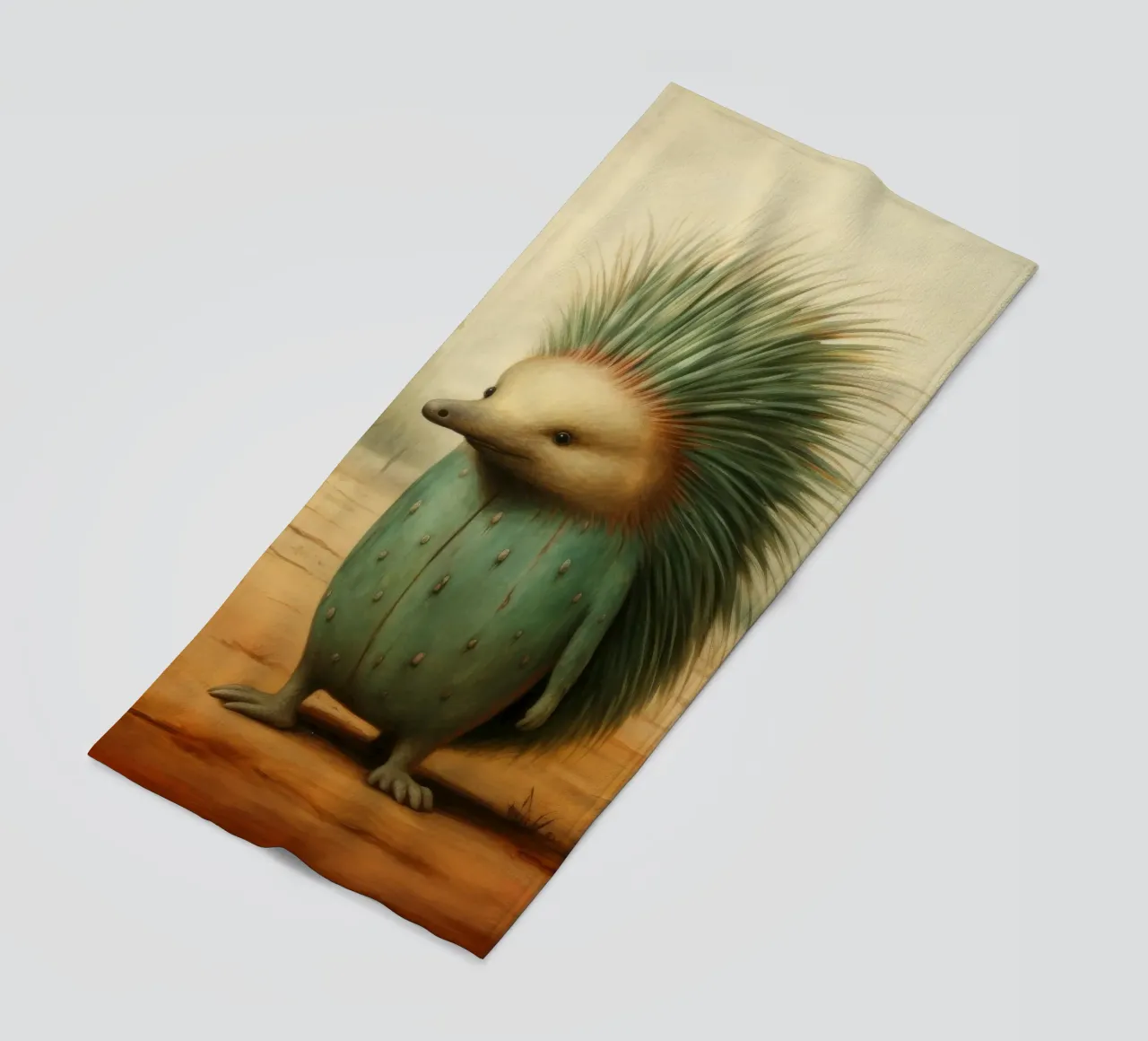 Echidna minimale 4 telo mare da Minimal Animal Art