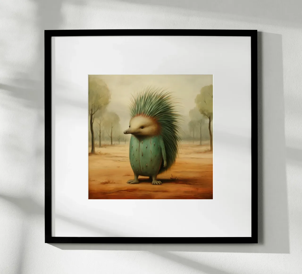 Echidna minima poster da Minimal Animal Art