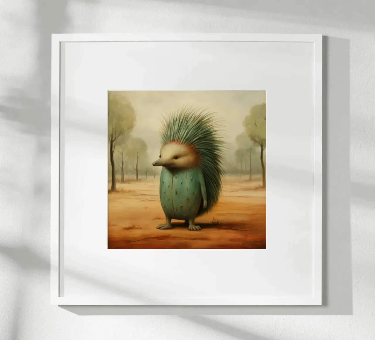 Echidna minima poster da Minimal Animal Art