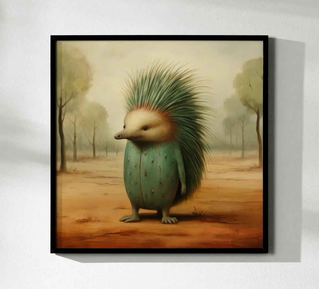 Echidna minimale 4 carta hahnemühle da Minimal Animal Art