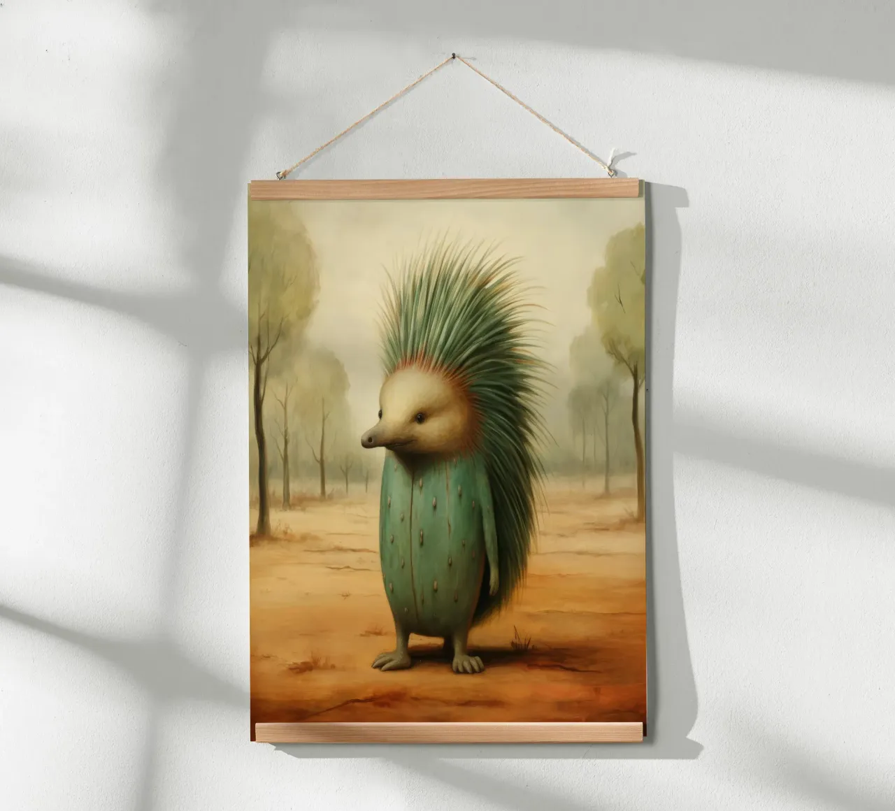 Echidna minima poster da Minimal Animal Art