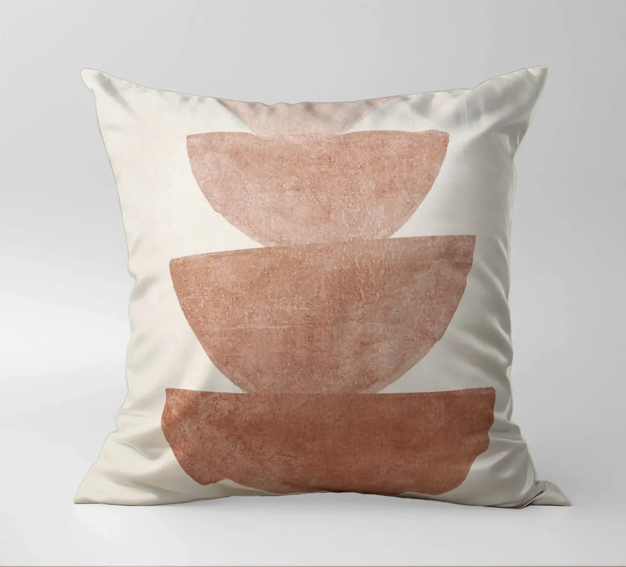 Boho Terracotta Shapes cuscino da apoloprints